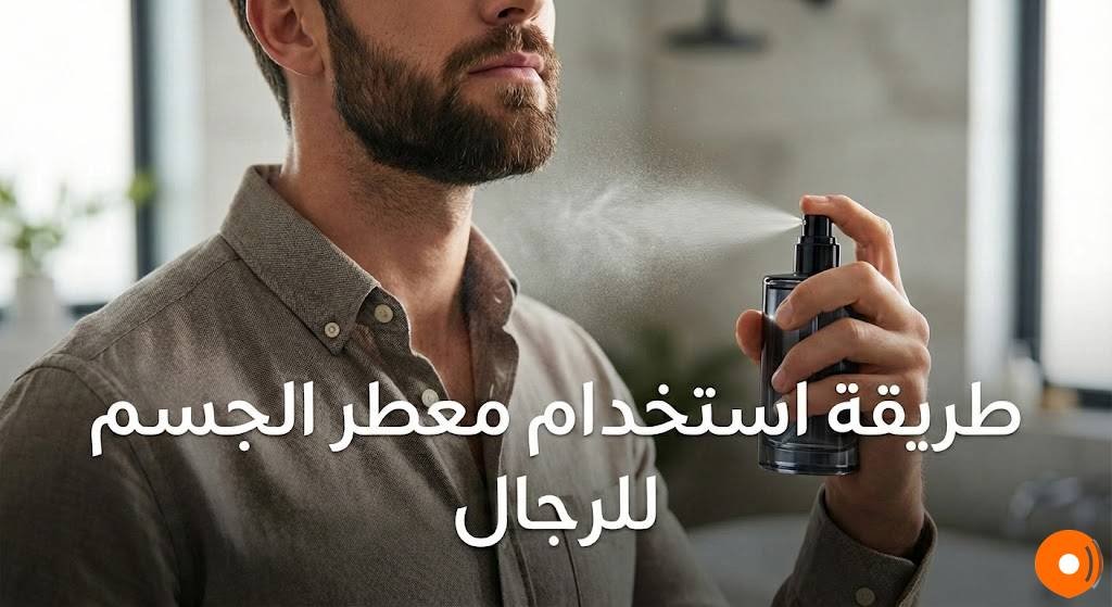 طريقة استخدام معطر الجسم للرجال
